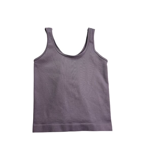 A New Day Womens Ribbed Tank Top Size L Purple - Picture 1 of 4